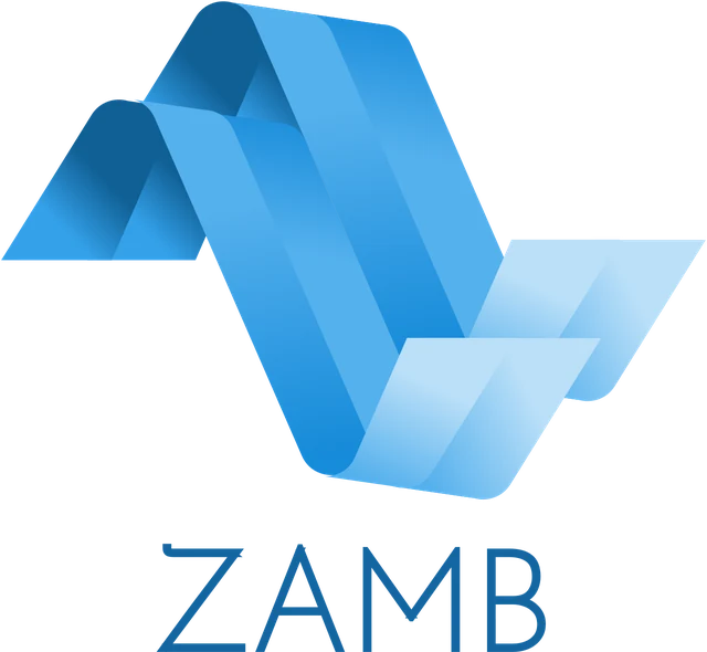 Zamb blue ribbon logo